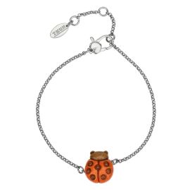 Bracciale con coccinella