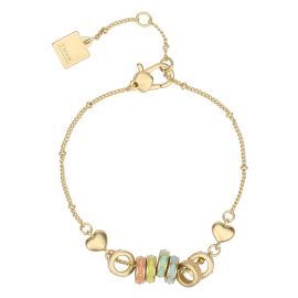 Bracciale con anellini smaltati