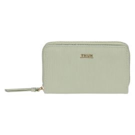 Medium eco-leather wallet, green