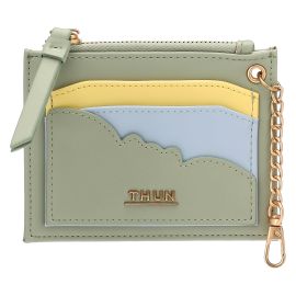 Multicolor eco-leather sachet key ring