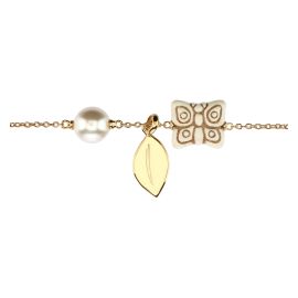 Bracelet Gold Leaf