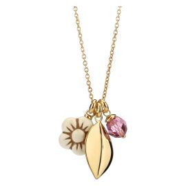 Necklace Crystal Leaf