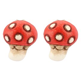 Earrings Current mushroom