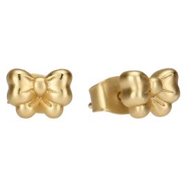 Bow stud earring