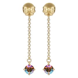 Earring with bow and light point