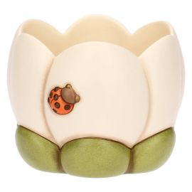Cachepot Fiore Azzurro in ceramica Spring