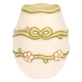 Vaso margherite in ceramica, medio