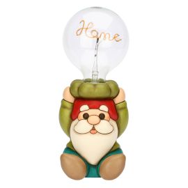 Tischlampe aus Keramik Zwerg
