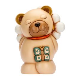 Teddy mit Blumenstrauß