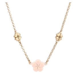 Necklace with flower