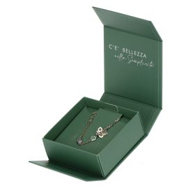 Bracelet with butterfly 2 green light points