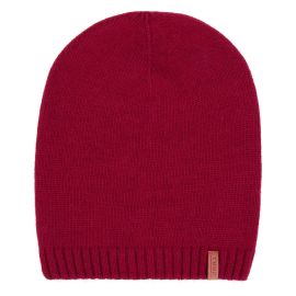 Classic shape wool cap beige