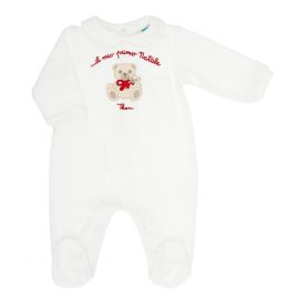 Thun & Ovs Il mio primo Natale white romper suit, 6-9 months