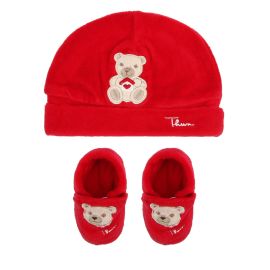 THUN & OVS red hat and booties set with Teddy