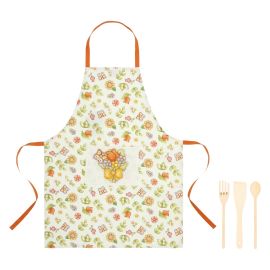 Set of Country apron with 3 utensils