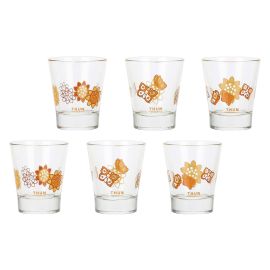 Set mit 6 kleinen Gläsern Marisol