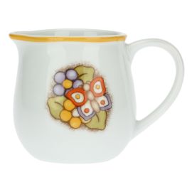 Country Milk Jug with Butterfly and Flowers