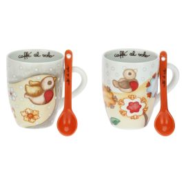 Regali d’inverno set of two mugs with spoons