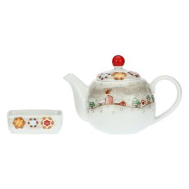 Regali d’inverno teapot and teabag holder set