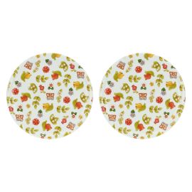 Happy Country Set of 2 Pizza Plates