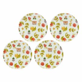 Happy Country Set of 4 Dessert Plates