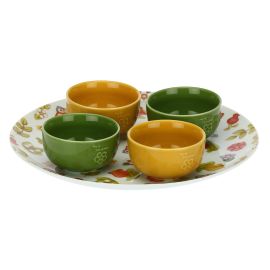 Happy Country Set of Snack Bowls