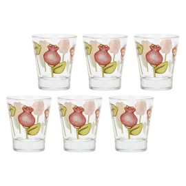 Set mit 6 bunten Espressotassen Happy Country