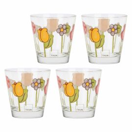 Set mit 4 Gläsern Happy Country AUS GLAS HAPPY COUNTR