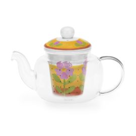 Florianne glass teapot with porcelain filter