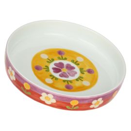 Florianne porcelain ridged pie dish