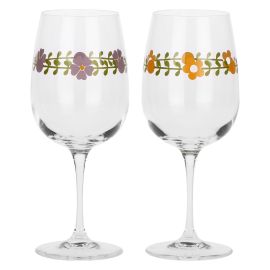 Set of 2 Florianne wine glasses