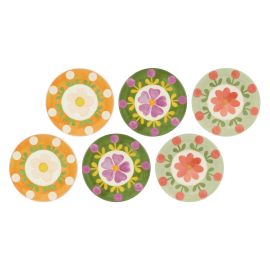Set of 6 Florianne ceramic and cork