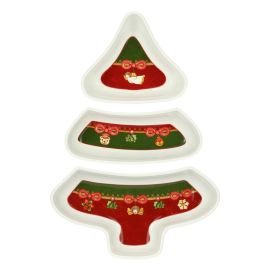 Desideri di Natale porcelain Christmas tree-shaped appetizer dish