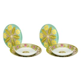 Florianne primavera set of 2 porcelain place settings