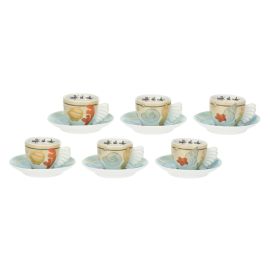 Set mit 6 Espressotassen aus Porzellan Mare da amare