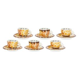 Set of 6 Caffè al Sole coffee cups