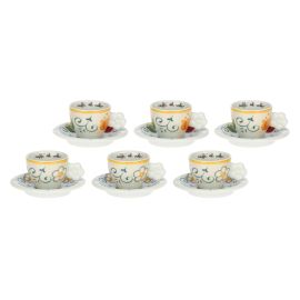 Set of 6 Eolia porcelain espresso cups