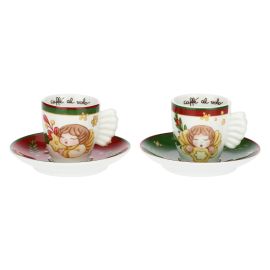 Sorprese di Natale set of 6 porcelain espresso cups