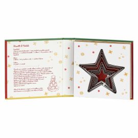 Set 8 formine biscotti a forma di stella Sorprese di Natale
