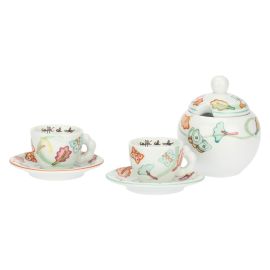 Set di 2 Tazzine Con Zuccheriera Ricordi d'Autunno