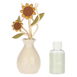 Diffusore con girasole in porcellana