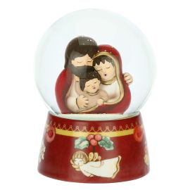 Holy Family snow globe