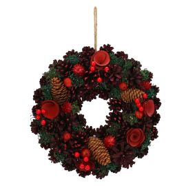 Red Christmas wreath