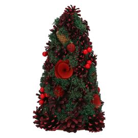 Mini red Christmas tree