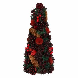 Mini red Christmas tree