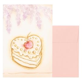 Greeting card cake, ceremony