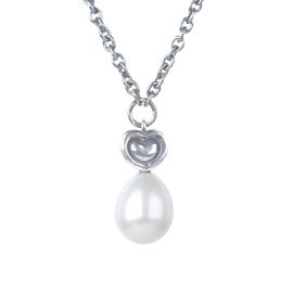 Collana Cuore con Perla -  THUN by TROLLBEADS®