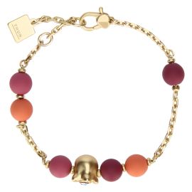 Bracelet with bell flower and pearls