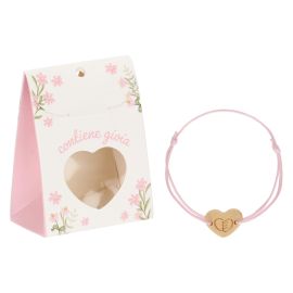 Cerimonia Solidale - scatolina rosa con Filo d'Amore