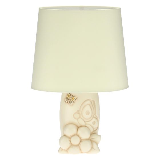 Elegance table lamp with flower and butterflies